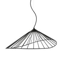 Dizajnová závesná lampa Silvan, Čierna, Š 59 x V 20 cm