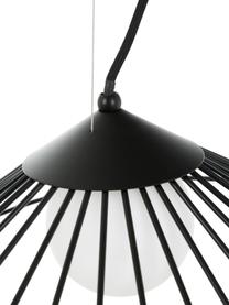 Dizajnová závesná lampa Silvan, Čierna, Š 59 x V 20 cm