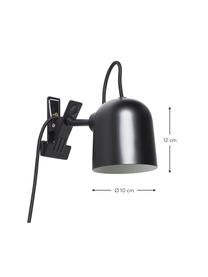 Lampa biurkowa Angle, Czarny, Ø 10 x W 12 cm