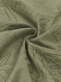 Bestickte Baumwoll-Kissenbezüge Elaine in Grün, 2 Stück, 100% Baumwolle
Fadendichte 140 TC, Standard Qualität

Bettwäsche aus Baumwolle fühlt sich auf der Haut angenehm weich an, nimmt Feuchtigkeit gut auf und eignet sich für Allergiker., Grün, B 40 x L 80 cm