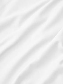 Flanellen dekbedovertrek Biba van katoen in wit, Weeftechniek: flanel Flanel is een knuf, Wit, B 200 x L 200 cm