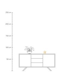 Lámpara pequeña decorativa LED Star, con temporizador, Plástico, Amarillo, negro, rosa, An 14 x Al 14 cm