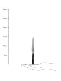 Kuchynský nôž z nehrdzavejúcej ocele Lotus, Strieborná, čierna, D 15 cm