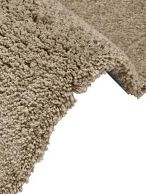 Alfombra mullida de pelo largo Leighton, Parte superior: microfibra (100% poliéste, Reverso: 70% poliéster, 30% algodó, Beige-marrón, An 80 x L 150 cm (Tamaño XS)