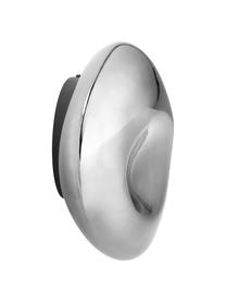 Mundgeblasene Wandleuchte Mabell, Silberfarben, B 28 x T 13 cm