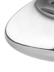 Mundgeblasene Wandleuchte Mabell, Silberfarben, B 28 x T 13 cm