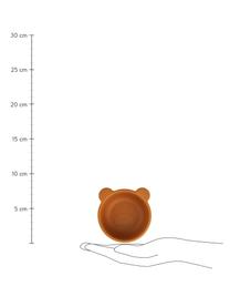 Assiette enfant Eddie, 3 élém., 100 % silicone, Rose, beige, orange, Lot de différentes tailles
