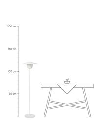 Mobilna lampa zewnętrzna LED Ani, Biały, Ø 34 x W 121 cm