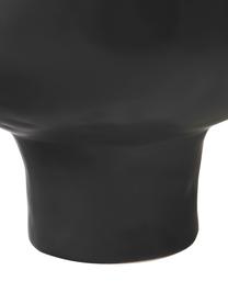 Handgefertigte Design-Vase Saki aus Keramik, Keramik, Schwarz, Ø 25 x H 32 cm