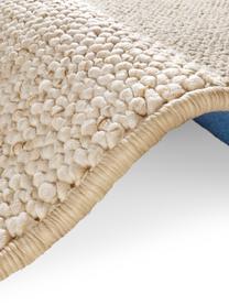 Alfombra de tejido de bolitas Lyon, Parte superior: polipropileno, Reverso: forro polar, Crema jaspeado, An 140 x L 200 cm (Tamaño S)