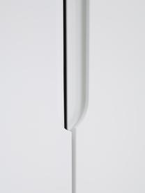 Armoire scandinave 2 portes Cassy, Bois clair, blanc, larg. 100 x haut. 195 cm