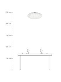 Plafonnier boule Mamsell, Blanc, Ø 55 x haut. 28 cm