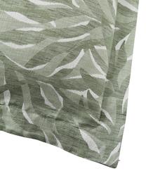 Poszewka na poduszkę z bawełny i lnu Amita, Szałwiowy zielony, S 70 x D 80 cm