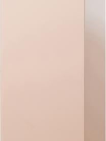 Colonna decorativa beige Mirror, Lastra di vetro, pannello di fibra a media densità (MDF), Beige, Larg. 35 x Alt. 110 cm