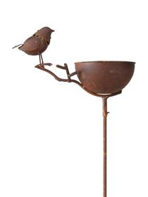 Vogeltränke-Set Loki, 2-tlg., Metall, beschichtet, Braun, 28 x 117 cm
