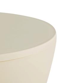 Tabouret/table d'appoint design Prince AHA, Polypropylène pigmenté, certifié Greenguard, Crème, Ø 30 x haut. 43 cm