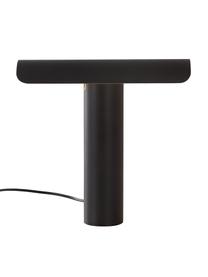 Lámpara de mesa pequeña LED Rambo, Pantalla: aluminio recubierto, Cable: plástico, Negro, An 25 x Al 30 cm