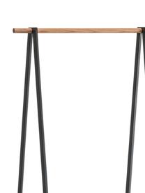 Porte-manteau en métal Tower, Noir, larg. 52 x haut. 140 cm