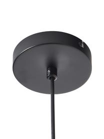 Lampa wisząca z rattanu Malena, Ciemny brązowy, Ø 35 x W 150 cm