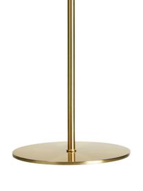Grande lampe à poser en verre Sober, Blanc, couleur laitonnée, Ø 25 x haut. 50 cm