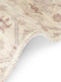 Tapis à poils ras tufté main Rosalie, 100 % laine, Beige, rose, larg. 120 x long. 180 cm (taille S)