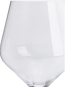 Mondgeblazen bolvormige rode wijnglazen Ays, 4 stuks, Glas, Transparant, Ø 7 x H 25 cm, 700 ml