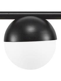 Lampa wisząca ze szkła opalowego Contina, Biały, czarny, S 90 x W 42 cm