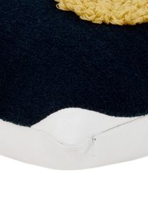 Kissenhülle Allard mit abstrakter Verzierung, 100% Baumwolle, Vorderseite: MehrfarbigRückseite: Weiß, 45 x 45 cm