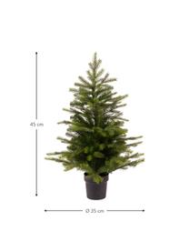 Künstlicher Weihnachtsbaum Grandis, Übertopf: Kunststoff, Grün, Ø 35 x H 45 cm