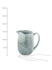 Lechera artesanal Nordic Sea, 1 L, Gres, Tonos grises y azules, An 17 x Al 16 cm