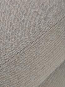 Voetenbank Tribeca, Bekleding: polyester, Zitvlak: schuimvulling, vezelmater, Frame: massief grenenhout, Poten: massief gelakt beukenhout, Geweven stof donkergrijs, B 80 x H 40 cm