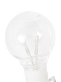 Outdoor LED lichtslinger Partaj, 950 cm, 16 lampions, Lampions: kunststof, Wit, L 950 cm