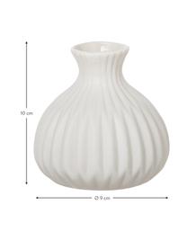 Kleines Vasen-Set Esko aus Porzellan, 3-tlg., Porzellan, Weiss, Set mit verschiedenen Grössen
