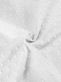 Funda de almohada de plumeti Aloide, Blanco, An 45 x L 110 cm