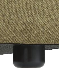 Divano componibile 4 posti Lennon, Rivestimento: poliestere Il rivestiment, Struttura: pino massiccio, certifica, Tessuto verde, Larg. 327 x Prof. 119 cm