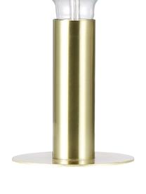 Kleine Tischlampe Dean aus Metall, Lampenfuß: Messing, Messingfarben, Ø 13 x H 15 cm