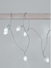 LED lichtslinger Heart, 135 cm, 10 lampions, Lampions: kunststof, Transparant, L 135 cm
