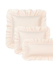 Federa in cotone lavato con volant Louane, 100% cotone
Densità del filo 200 TC, qualità comfort
La biancheria da letto in cotone è piacevolmente morbida sulla pelle, assorbe bene l'umidità ed è adatta a chi soffre di allergie.
Il materiale utilizzato in questo prodotto è testato per le sostanze nocive e certificato secondo lo STANDARD 100 by OEKO-TEX®, 4265CIT, CITEVE, Color pesca, Larg. 50 x Lung. 80 cm