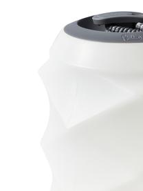 Mobiele dimbare LED hanglamp Bita met kleurverandering en afstandsbediening, Lamp: polyethyleen, Wit, donkergrijs, Ø 18 x H 30 cm