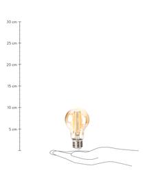 Žárovka E27, 400 lm, teplá bílá, 1 ks, Zlatá, transparentní, Ø 6 cm, V 10 cm