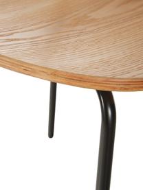 Sedia in legno Nadja 2 pz, Seduta: multistrato impiallacciat, Gambe: metallo verniciato a polv, Legno di frassino impiallacciato, Larg. 50 x Prof. 53 cm