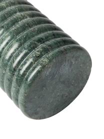 Marmor-Aufbewahrungsdose Orta, Marmor, Grün, marmoriert, Ø 10 x H 14 cm