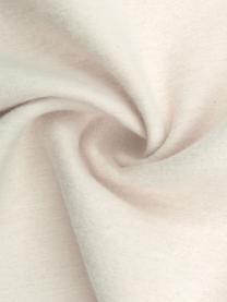 Baumwollflanelldecke Sylt in Cremeweiß mit Ziernaht, 85% Baumwolle, 15% Polyacryl, Cremeweiß, 140 x 200 cm