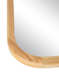 Zrkadlo na opretie s dubovým rámom Levan, Dubové drevo, Š 80 x V 180 cm