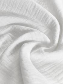 Musslin-Bettwäsche Odile aus Baumwolle in Weiß, Webart: Musslin Fadendichte 200 T, Weiß, 135 x 200 cm + 1 Kissen 80 x 80 cm