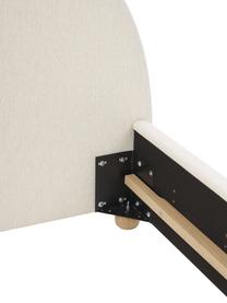 Lit matelassé Ebba, Tissu beige, larg. 140 x long. 200 cm