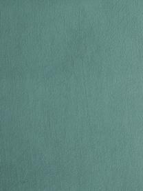 Fauteuil en velours et pieds en métal Fluente, Velours vert clair, larg. 74 x prof. 85 cm