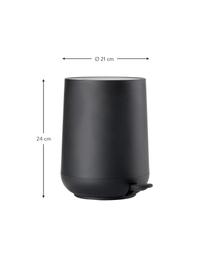 Kosz na śmieci Nova, Tworzywo sztuczne ABS, Czarny, 5 l