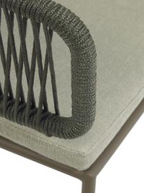 Chaise de jardin en corde tressée Nadin, Gris-vert, larg. 58 x prof. 48 cm