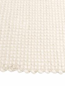 Tappeto in lana color crema tessuto a mano Amaro, Retro: 100% cotone Nel caso dei , Bianco crema, Larg. 160 x Lung. 230 cm (taglia M)